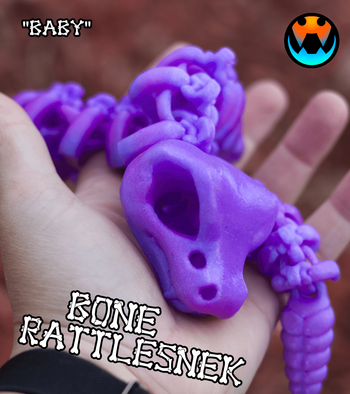 Skeleton RattleSNEK 3d model