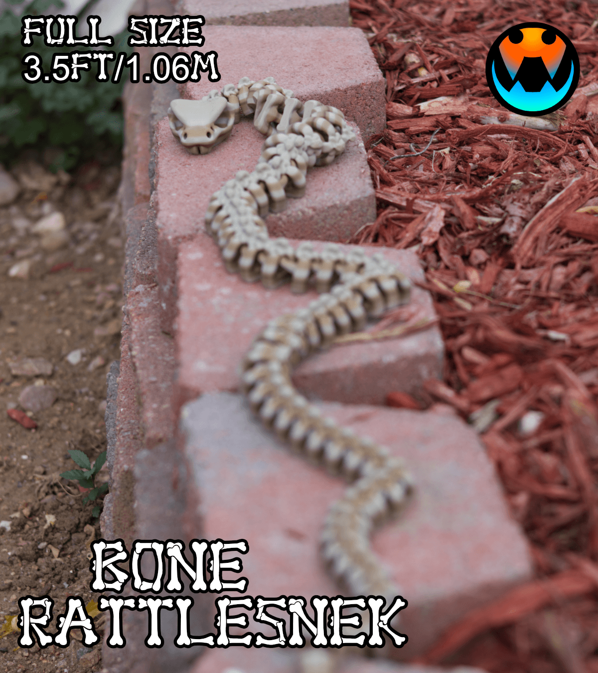 Skeleton RattleSNEK 3d model