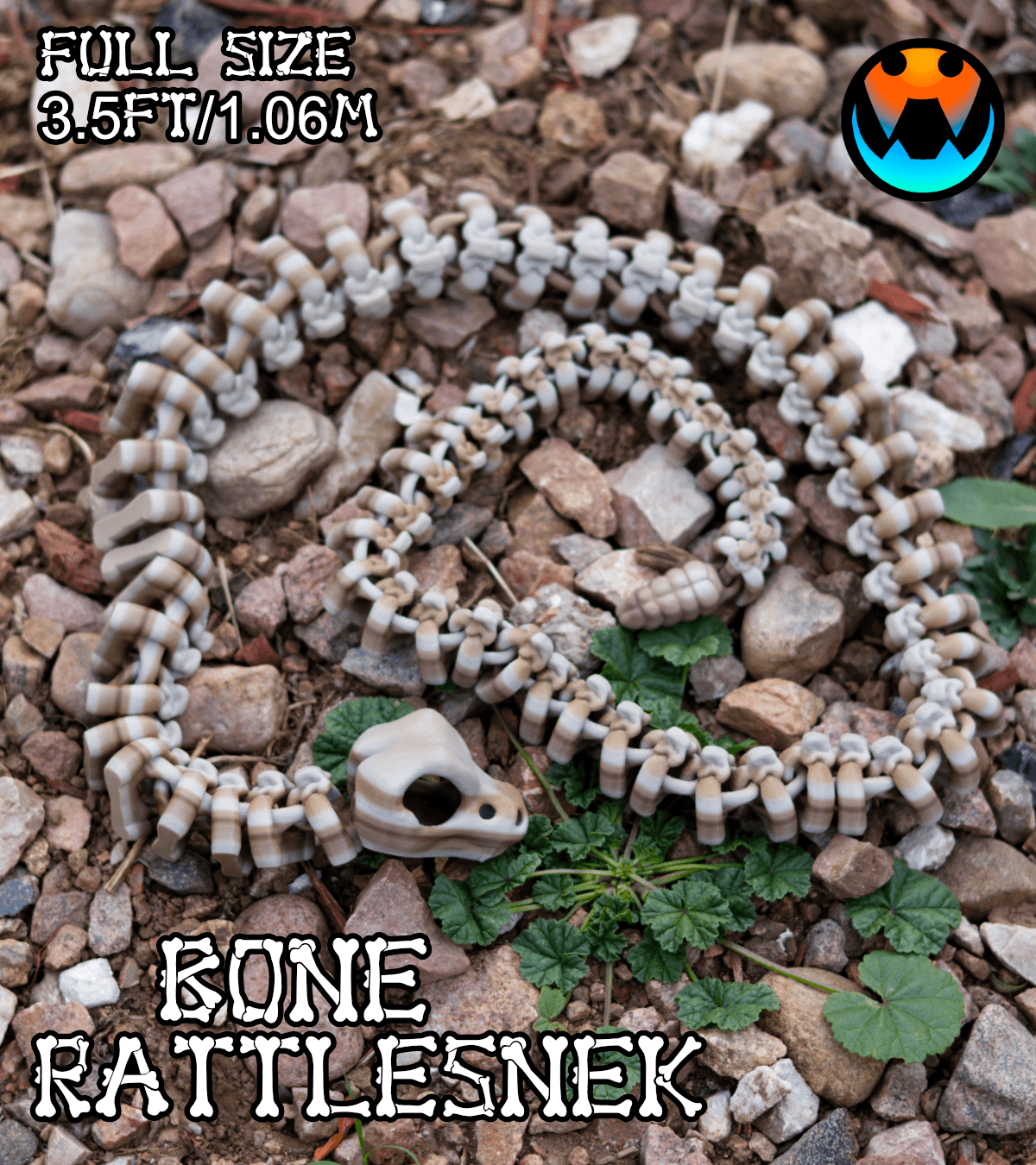 Skeleton RattleSNEK 3d model