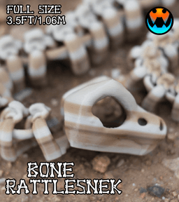 Skeleton RattleSNEK 3d model