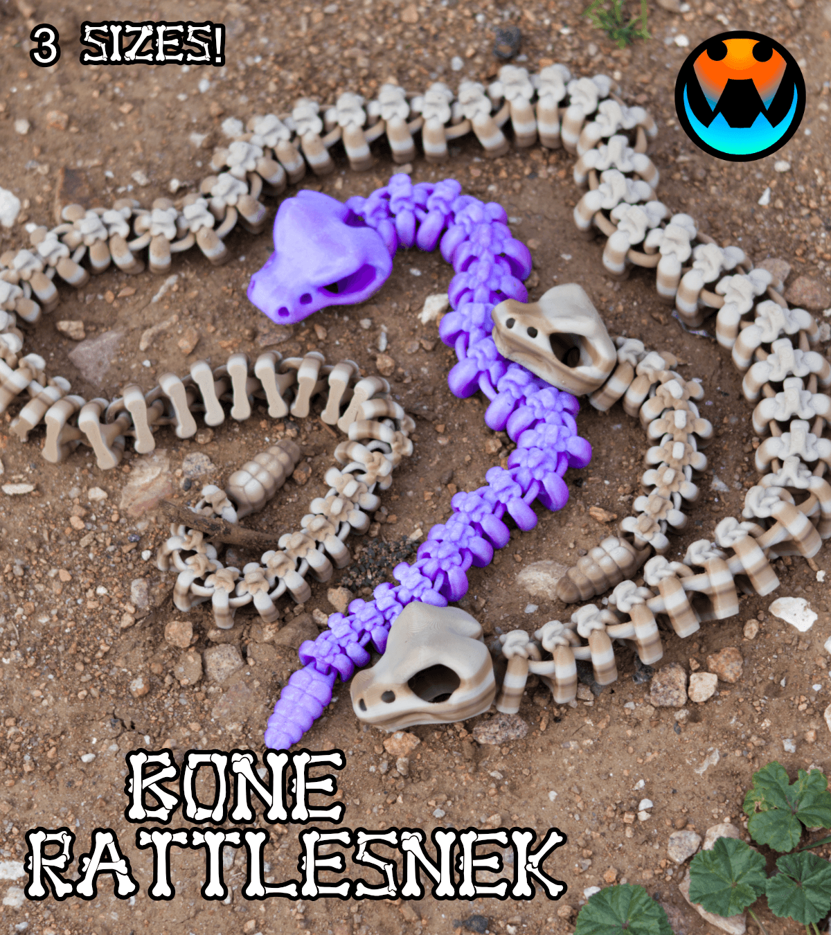 Skeleton RattleSNEK 3d model