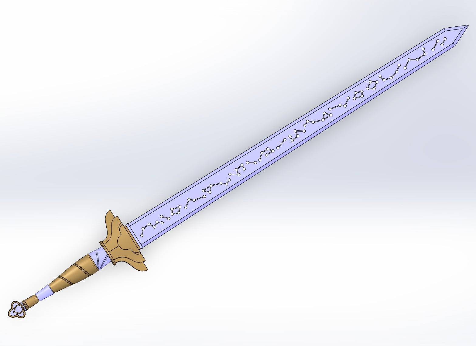 Demon Slayers Magic Sword 3d model