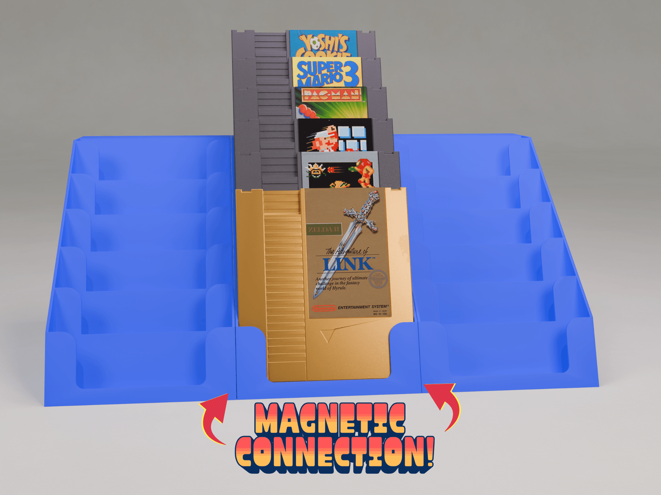 NES Modular Storage Rack 3d model