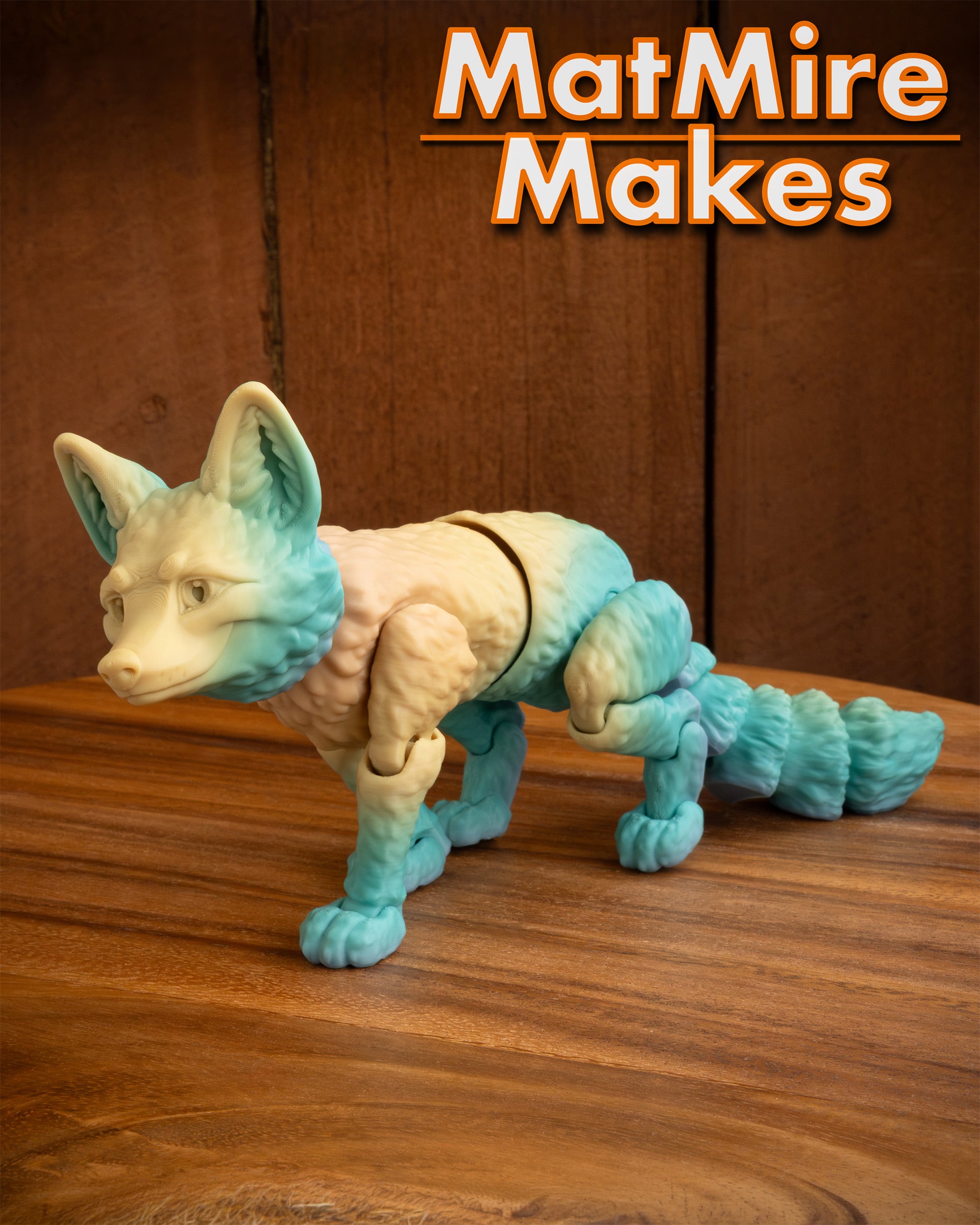 Fox - Articulated Figure 3d model