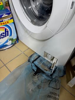 Washing Machine Drain Bag Holder 3d model
