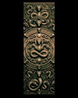 Celtic Dragon Knot Designs - Set of Bookmarks 3d model