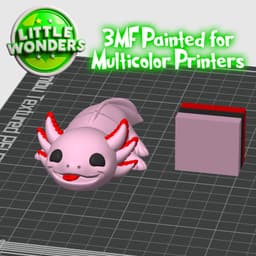 Mini Axolotl 3d model