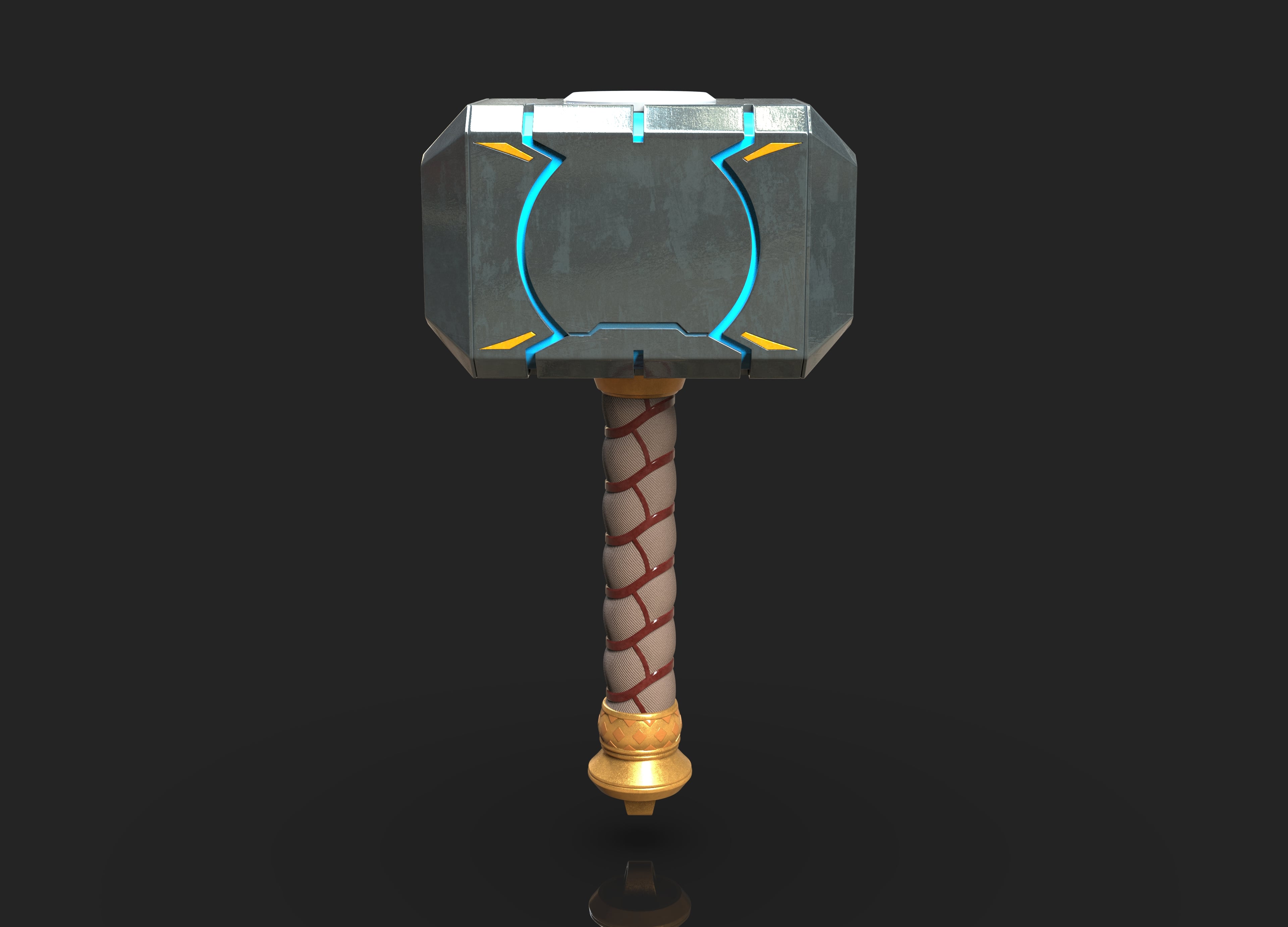 Marvel Rivals Mjolnir 3d model
