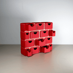 Brick Wall Drawer Desk Tidy 3d model