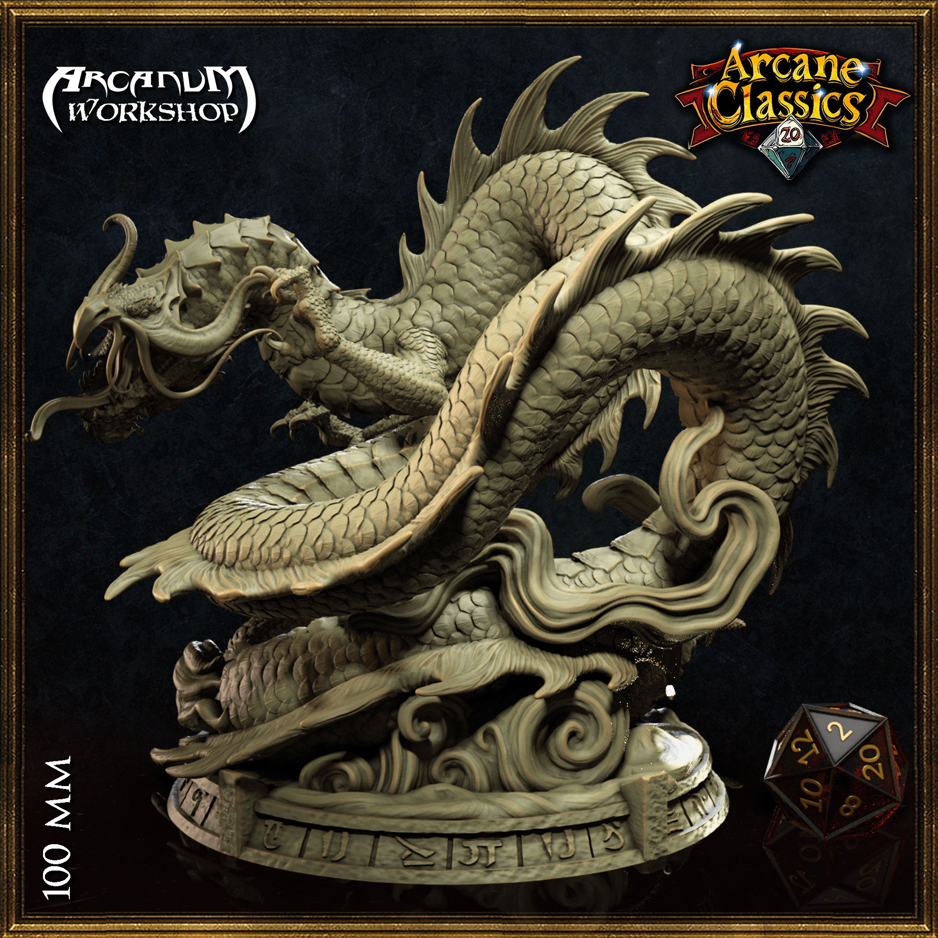 Astral Dragon (100MM) 3d model