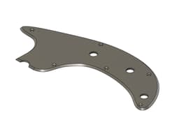 P-bass cover pickguard 3d model