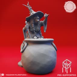 Barovian Witches - Tabletop Miniatures (Pre-Supported) 3d model