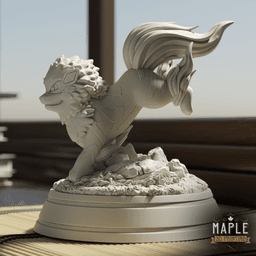 Arcanine Diorama - Pokemon 3d model