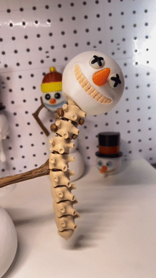Decapitated Snowman - V2 3d model