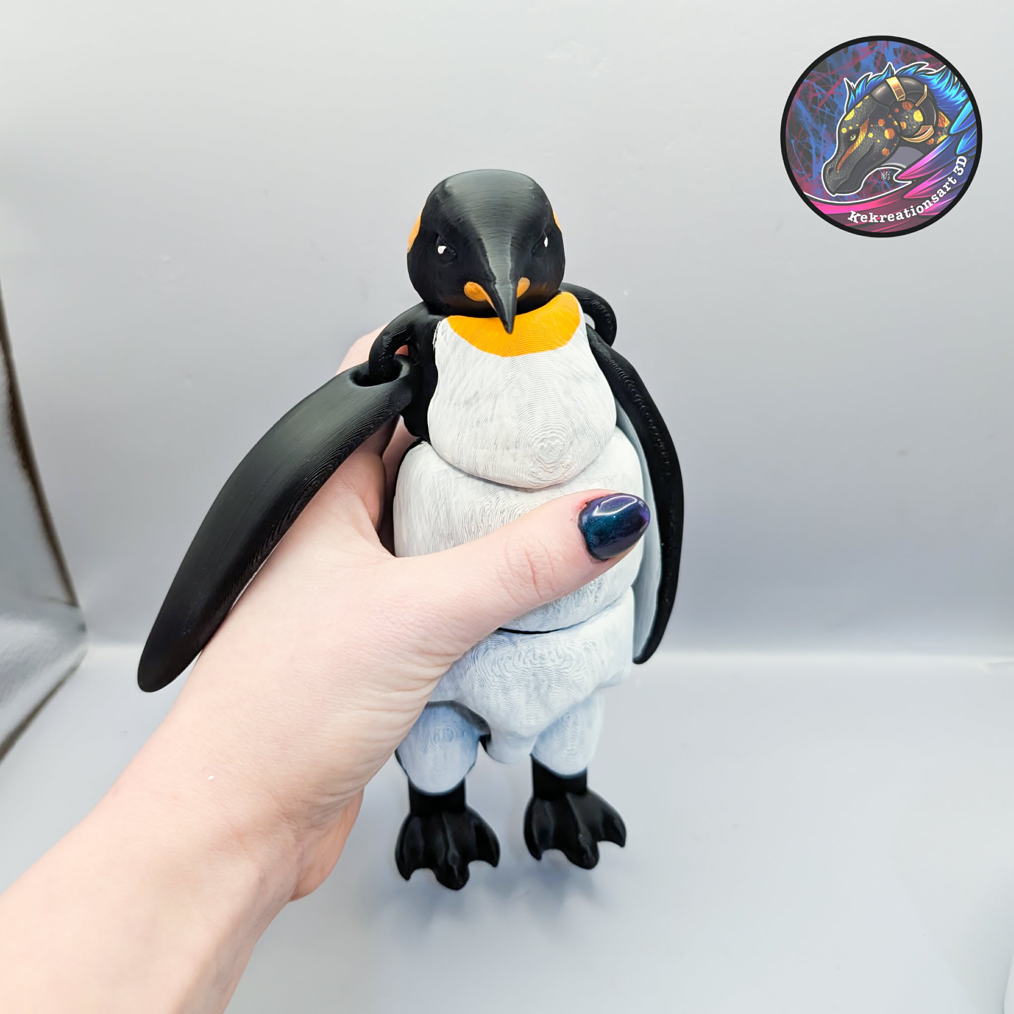 flexi penguin 3d model