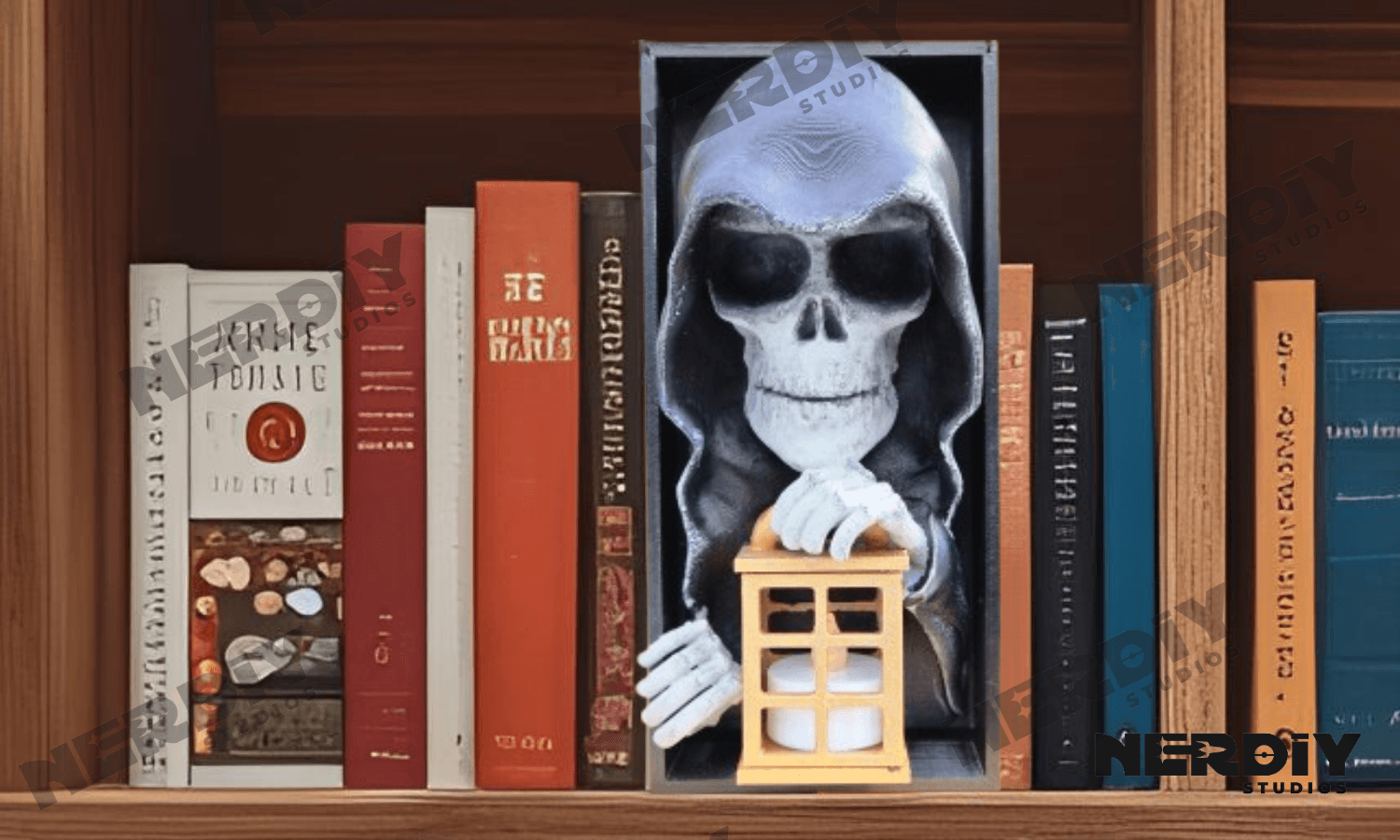 Charon Ferryman Book Nook 3d model