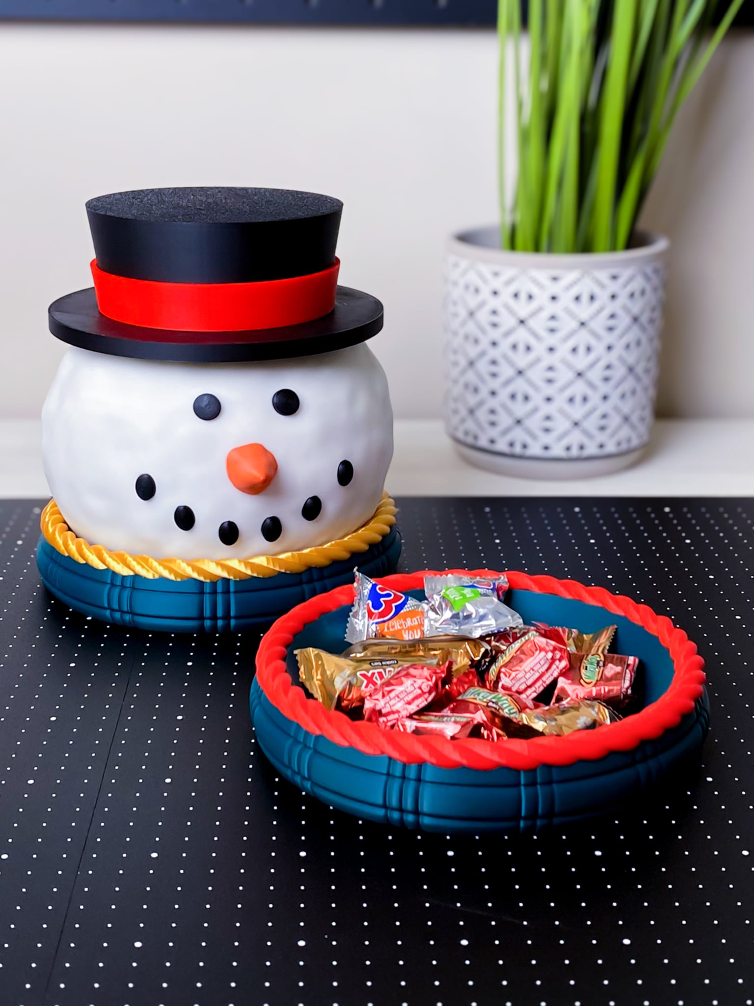 Christmas Snowman Container 3d model