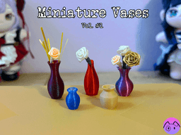 Miniature Vases - Vol. #1 3d model