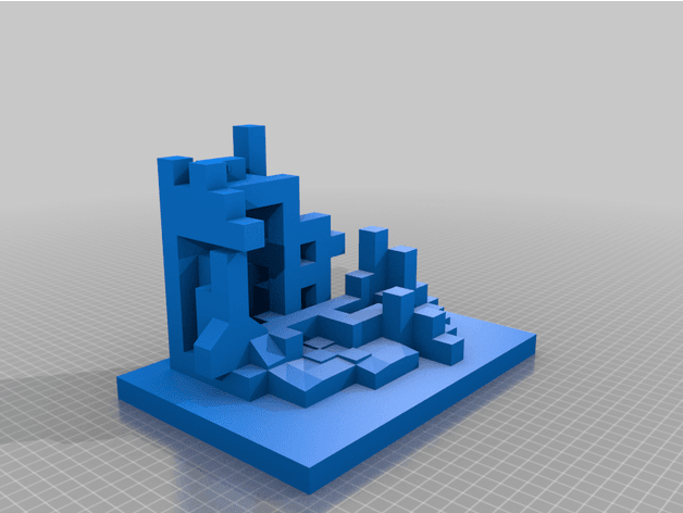Minecraft Cave 3d model