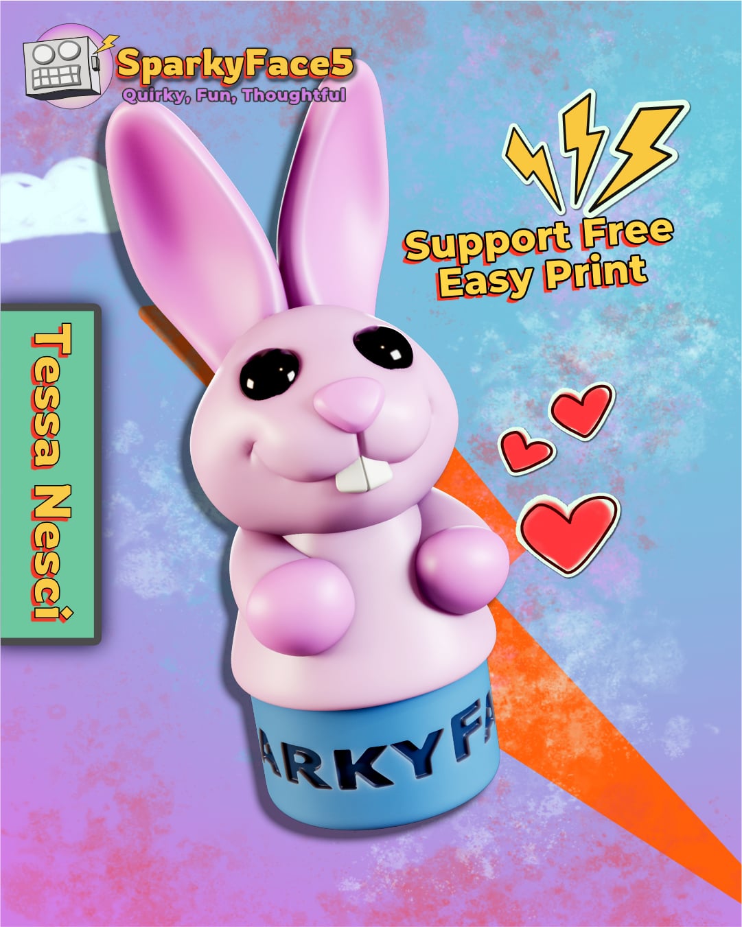 Bunny Rabbit Trouble 3d model