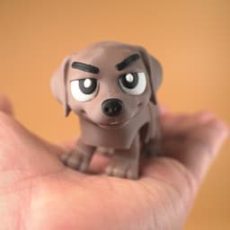 Flexi Articulated Troublemaker Little Labrador 3d model