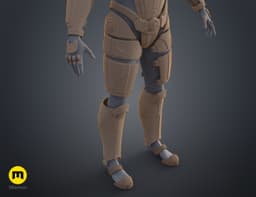 N7 Male Shepard Armor - Mass Effect 3d model