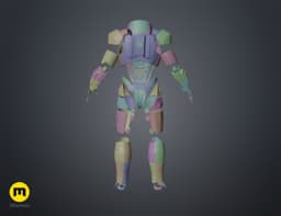 N7 Male Shepard Armor - Mass Effect 3d model