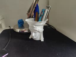 Caryatid pencil holder 3d model