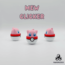 Mew Fidget Clicker 3d model