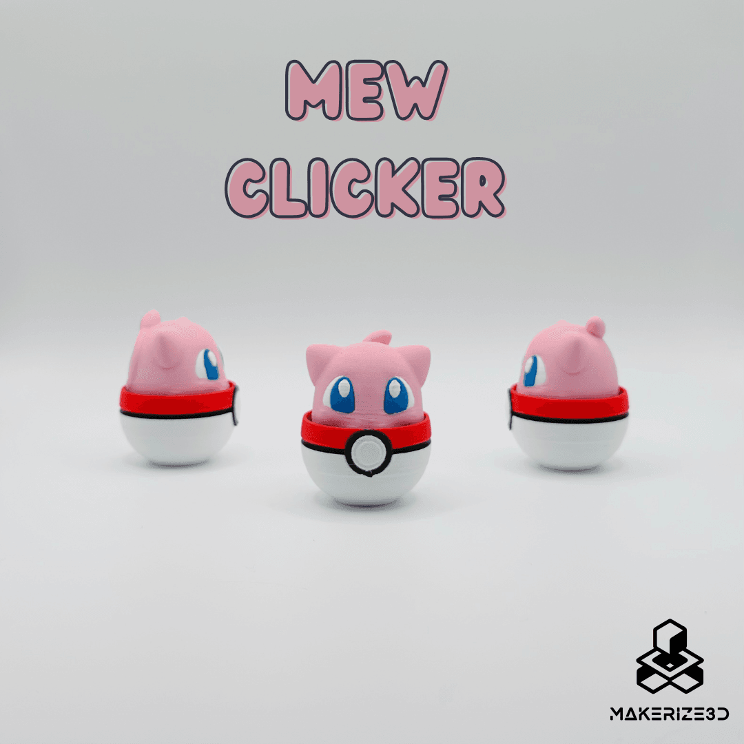 Mew Fidget Clicker 3d model