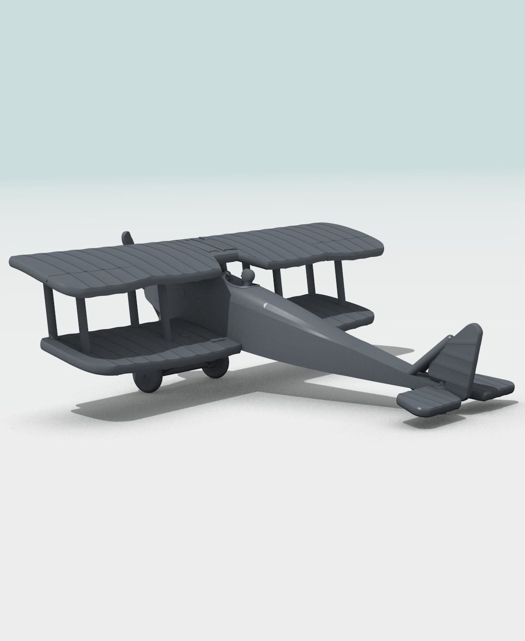 1:144 Halberstadt D.II 3d model