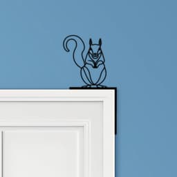 Rabbit Door Corner Decor 3d model