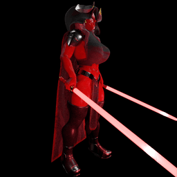 Female Alien Dark Sider V2 3d model
