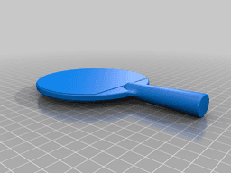 Ping Pong Paddle 3d model