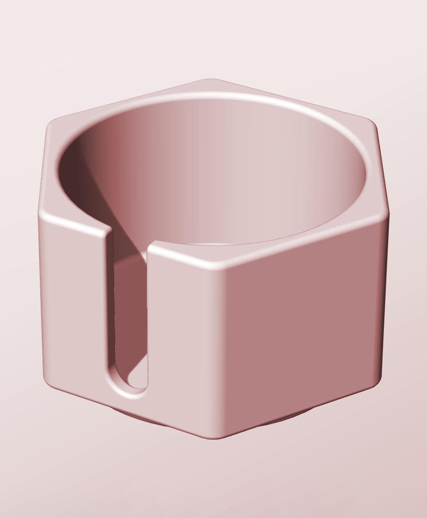 CH68-45-S Stacking slotted module bin for modern home decor 3d model