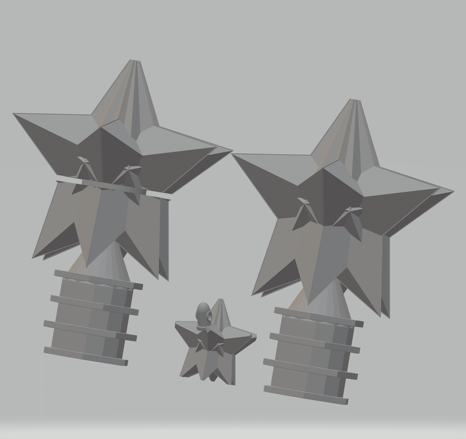 FHW: (Christmas Ornament) Christmas Star v1 a 3d model