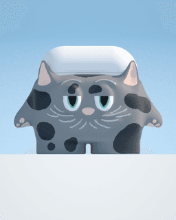 GATO Airpods Pro Case 3d model
