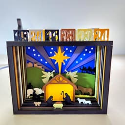 Silhouette Advent Calendar 3d model