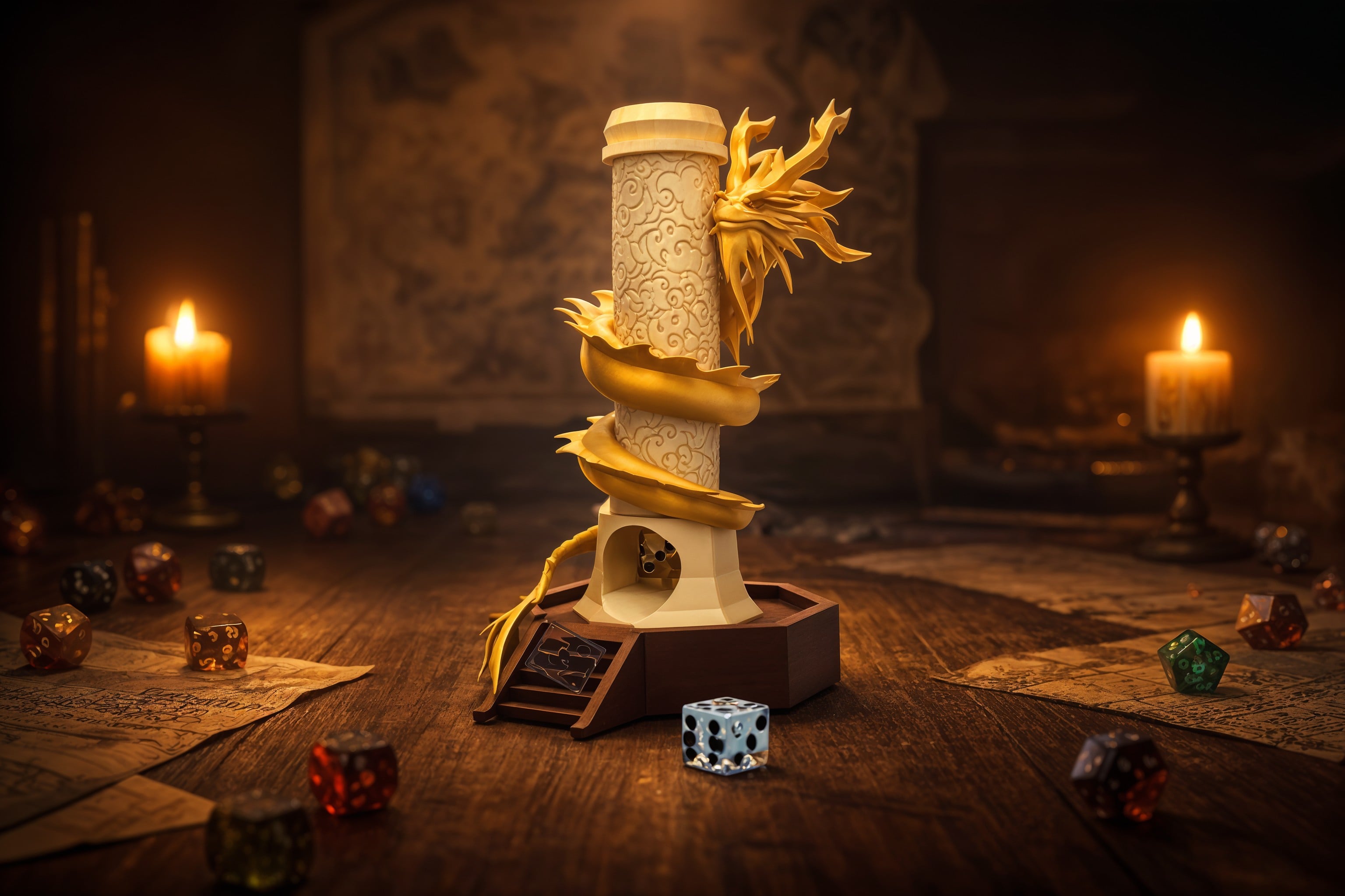 Dragon Dice Tower 3d model