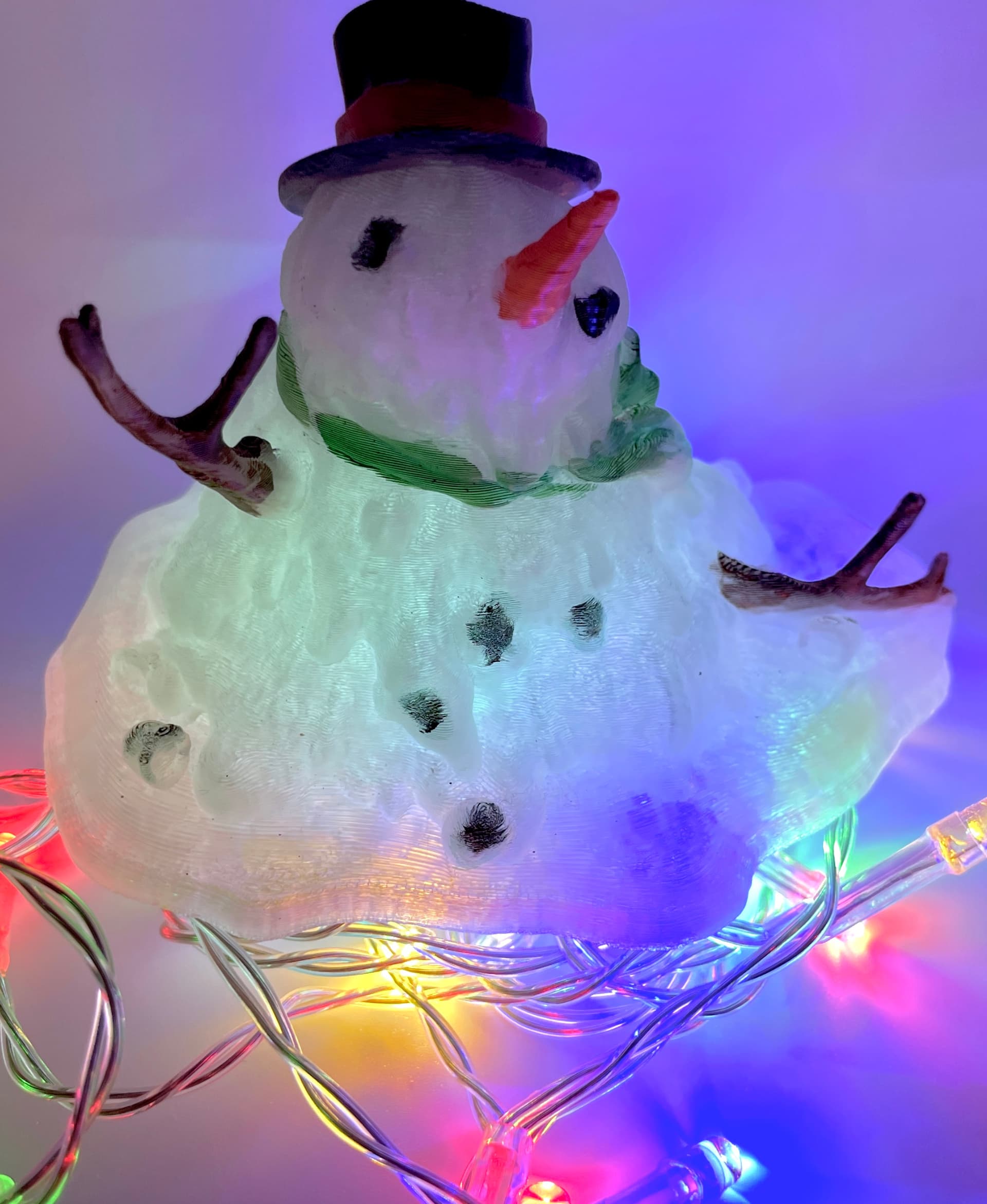 So fun to play with a "natural" filament and lights!