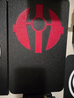 Darth Revan Multicolor Namplates and Backerplates 3d model