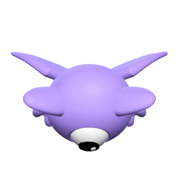 Cute Cryptid Cyclops Bat Kawaii Monster Figure 3d model