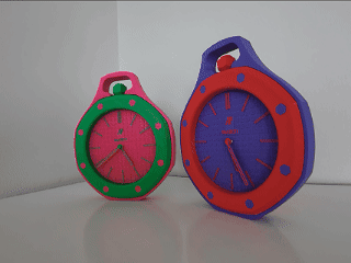 swatch table clock 3d model
