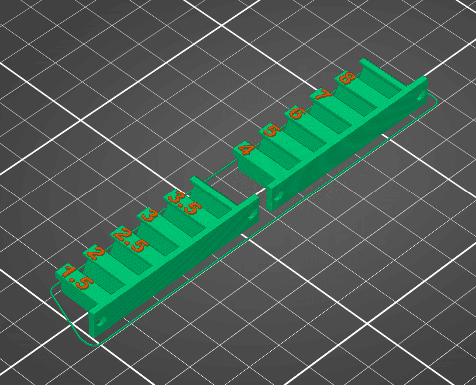 Hex Bit Holder v4.stl 3d model