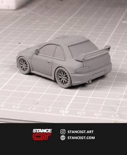 Subaru Impreza 22B | ORIGINALS | Model kit car 3d model