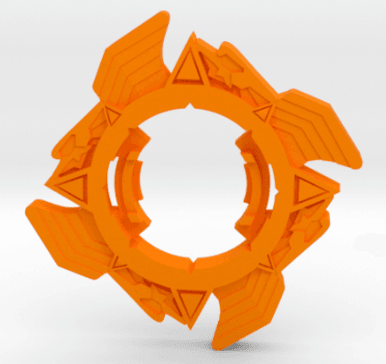 BEYBLADE APOLLON | COMPLETE | PLASTIC GEN SERIES 3d model