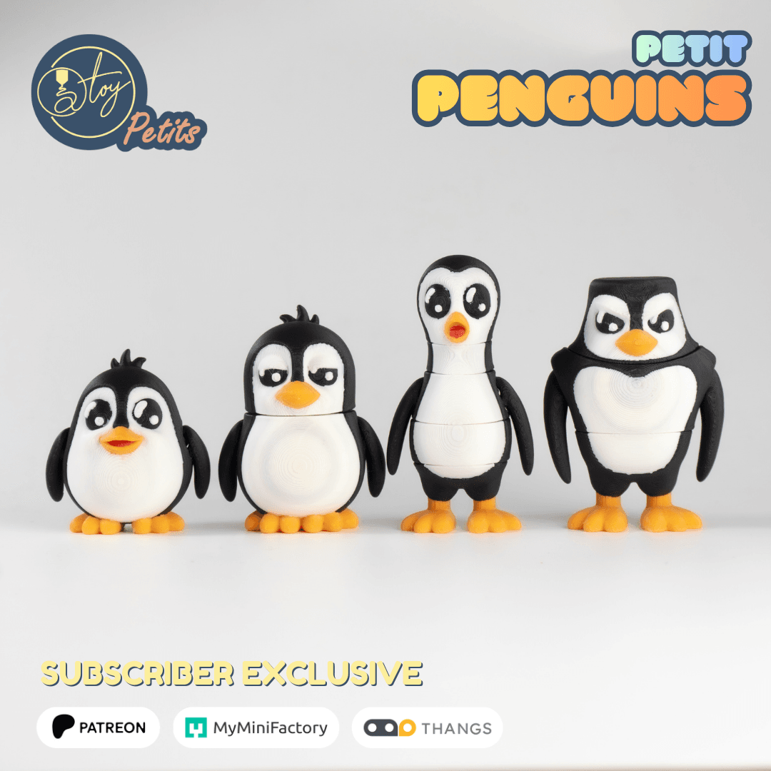 Petit Penguins 3d model