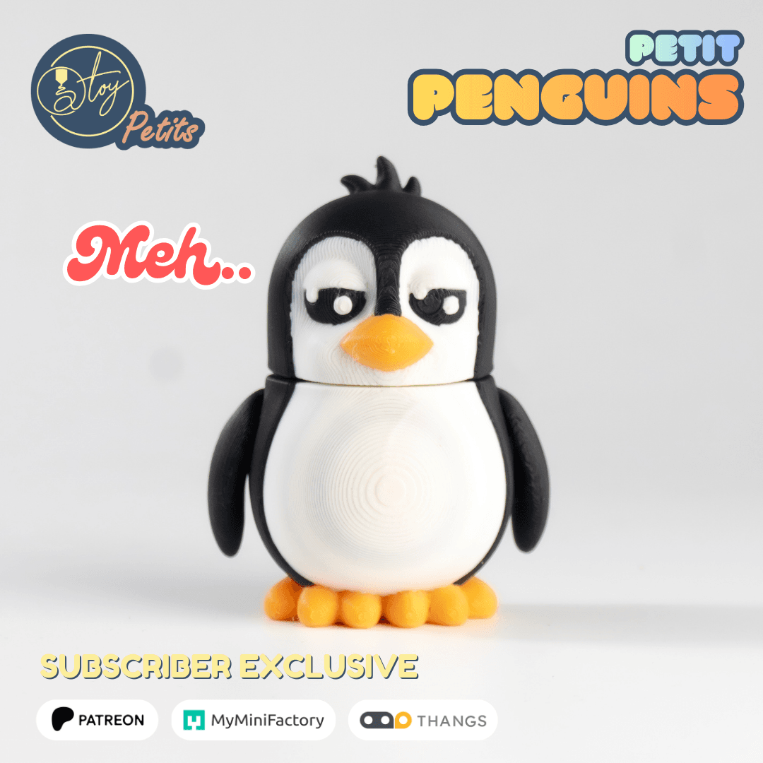 Petit Penguins 3d model