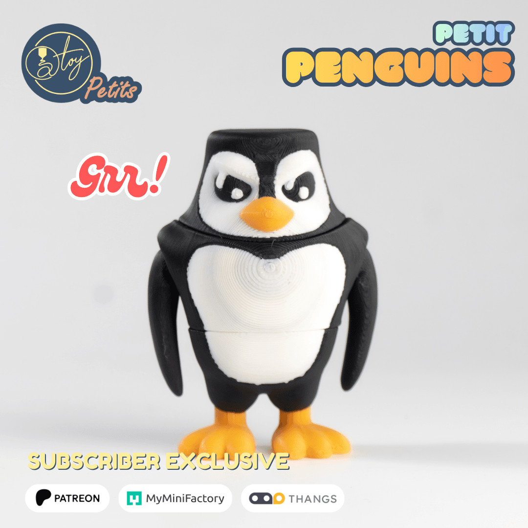Petit Penguins 3d model