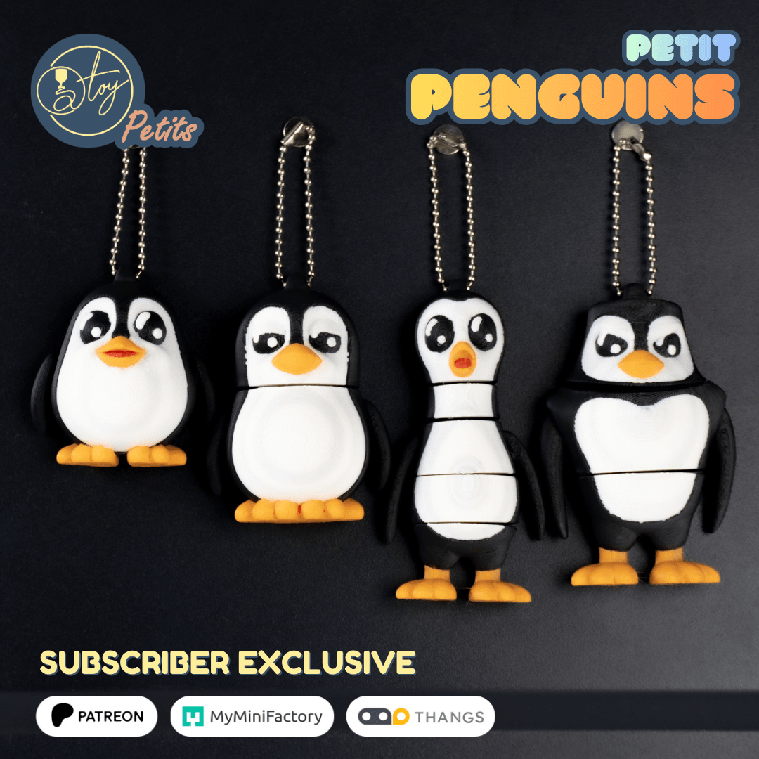 Petit Penguins 3d model